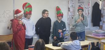 La magie de Noël en allemand présentée par des élèves de 5e
